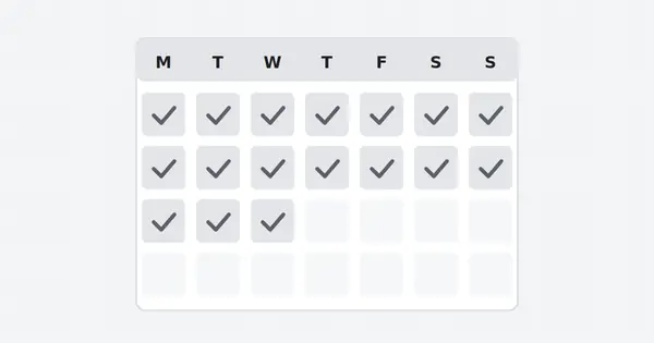 A 30-day typing practice plan illustration