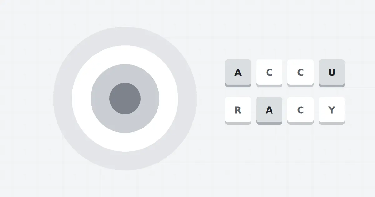 How to improve typing accuracy illustration