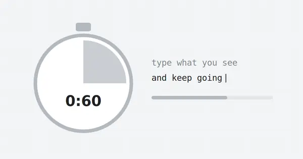 How to take the Ratatype typing test illustration