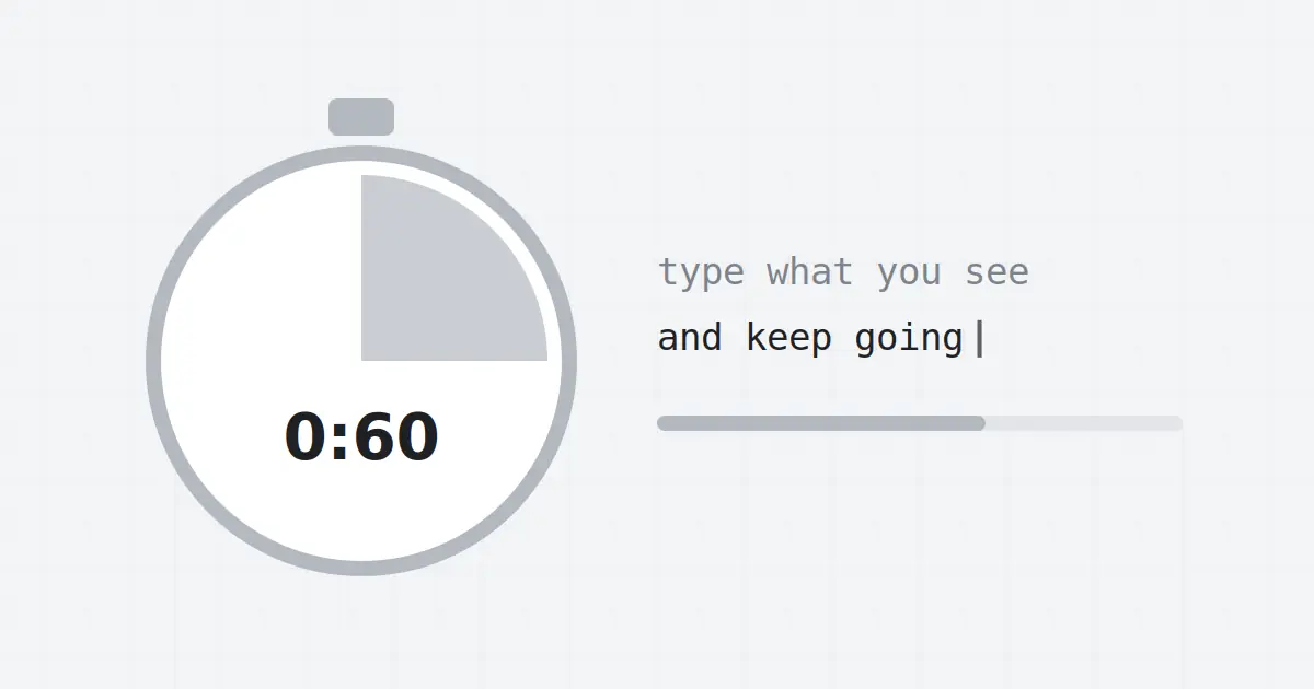 How to take the Ratatype typing test illustration